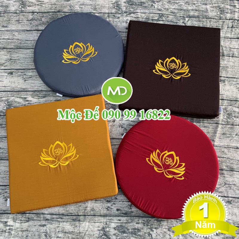 Nệm Ngồi Thiền MANDALA 50x50x5cm - Dùng Làm Nệm Lót Ngồi Thiền Phật Giáo Và Yoga Thư Giãn Tinh Thần, Thoải Mái, Êm Ái