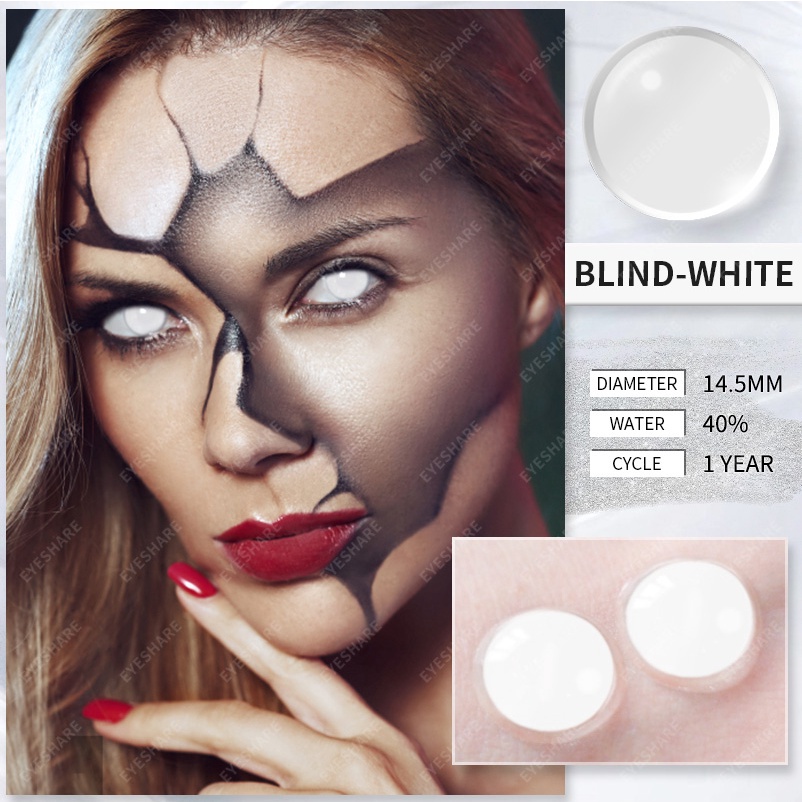 Cặp kính áp tròng EYESHARE 0.00 độ mềm mại dành cho hóa trang lễ hội halloween