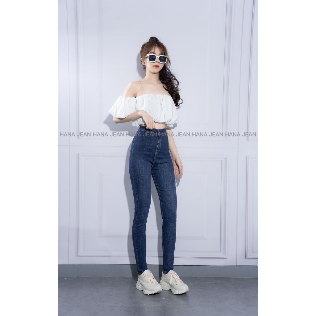 Quần Jean Nữ Skinny Siêu Cao Rách Kiểu ULZZANG Hình Ảnh Tự Chụp