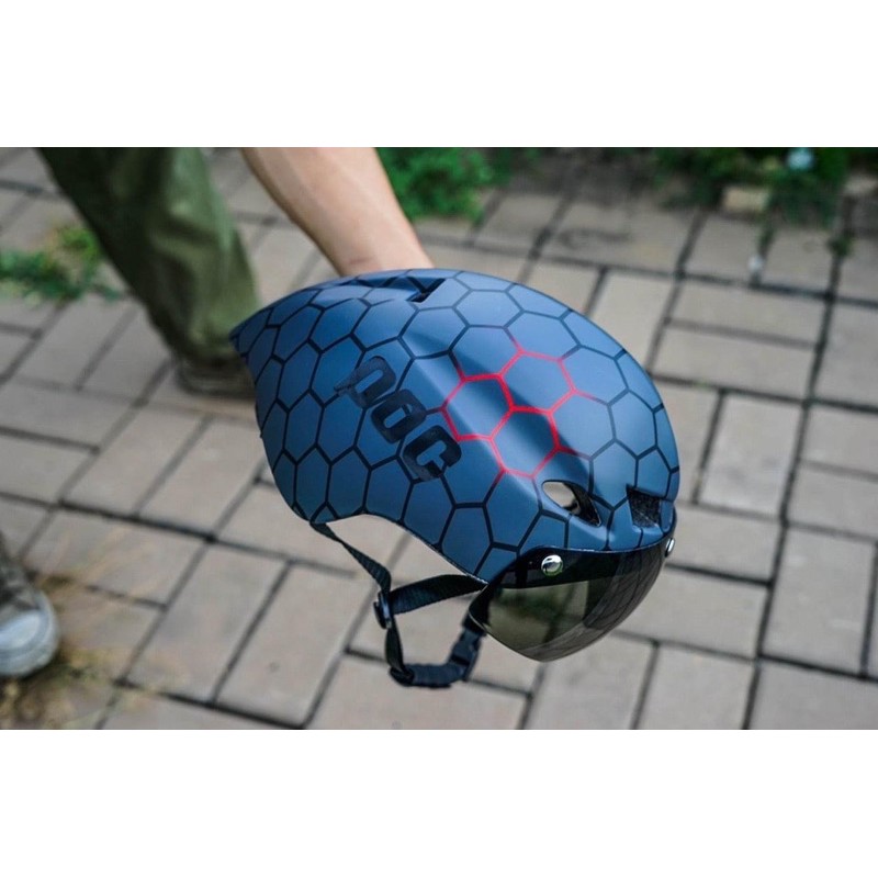 Nón bảo hiểm POC 01 màu Vân Tổ Ong Nhám tặng kèm túi đựng và hộp