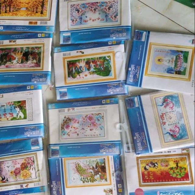 Combo tranh thêu