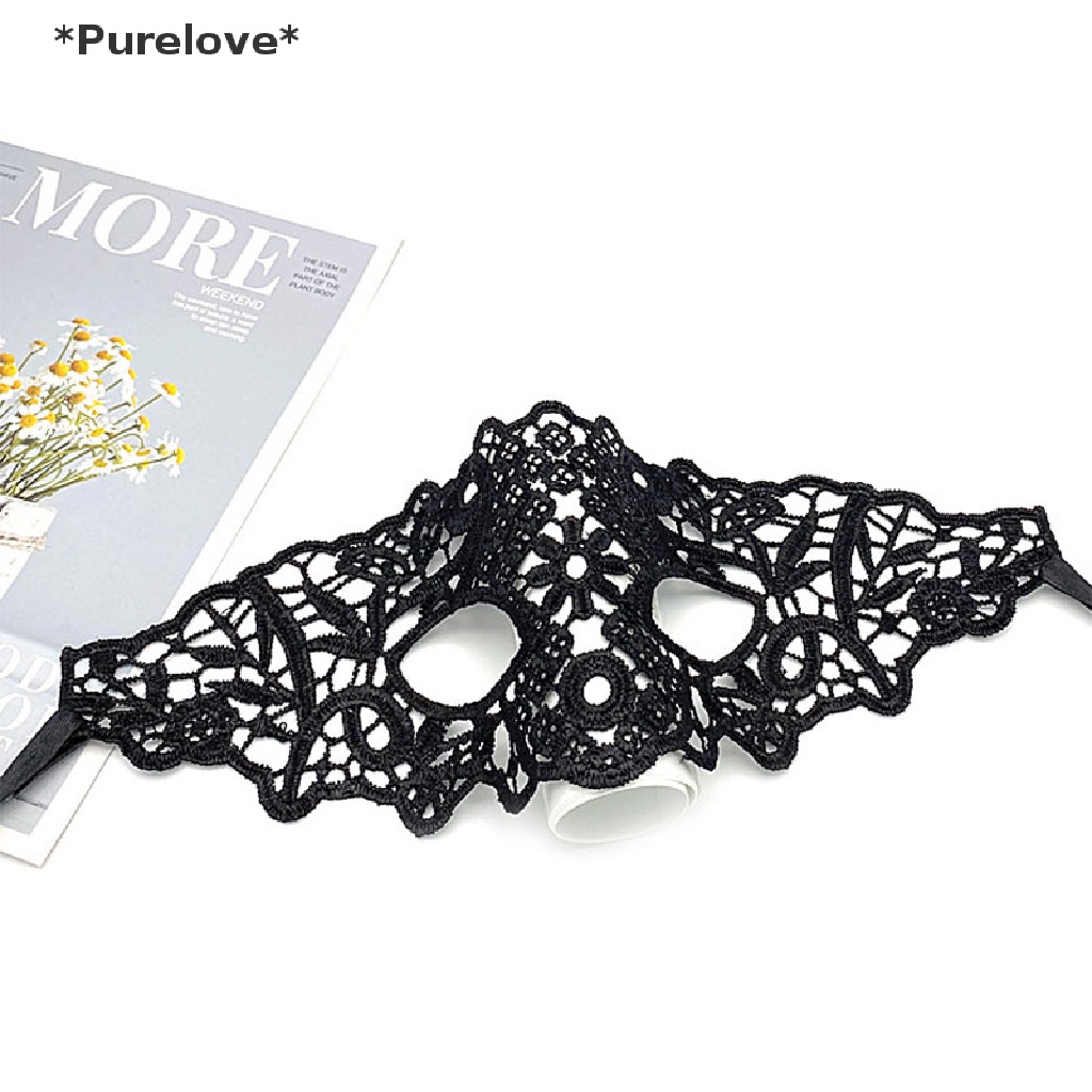 Mặt Nạ Ren Màu Đen Gợi Cảm Thời Trang Cho Nữ