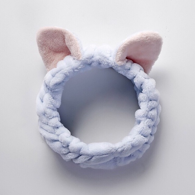 Băng đô tai mèo 3D vải nhung chất xịn siêu mềm
