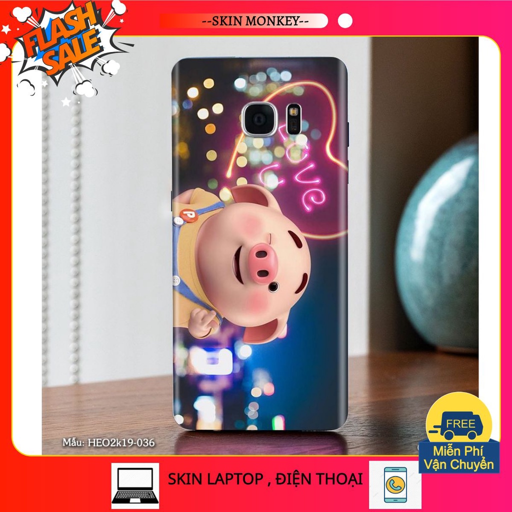 Miếng dán skin SamSung Galaxy Note 5 - in hình Heo con [ Nhiều hình ]