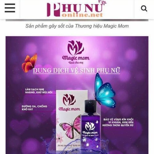 [ hang chinh hang] DUNG DỊCH VỆ SINH PHỤ NỮ MAGIC SKIN - MAGIC MOM