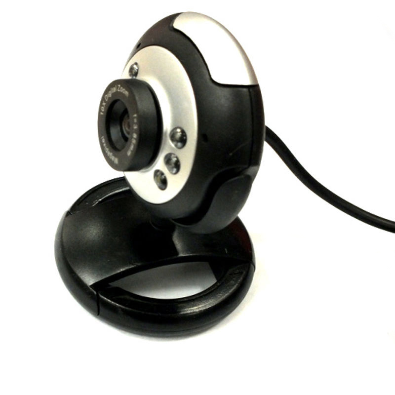 Webcam Usb 2.0 50.0m Kèm 6 Đèn Led Cho Máy Tính