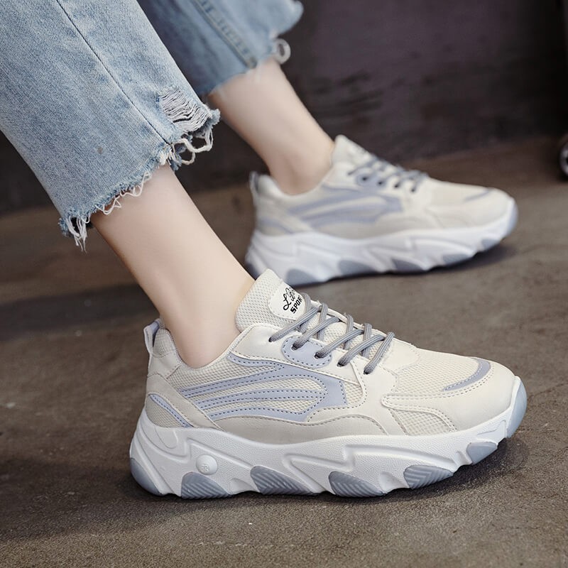 [Hot bản mới] Giày thể thao nữ cao cấp khuynh hướng Sneakers 😍Giay Phản quang😍2 màu có sẵn（03） | BigBuy360 - bigbuy360.vn