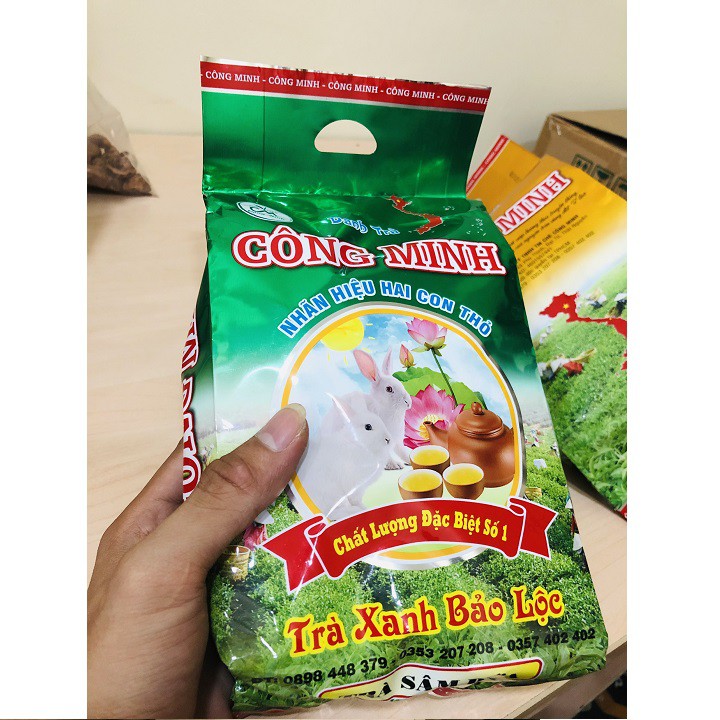 TRÀ SÂM DỨA - DANH TRÀ CÔNG MINH HIỆU HAI CON THỎ 200G (PHA TRÀ ĐÁ) | BigBuy360 - bigbuy360.vn