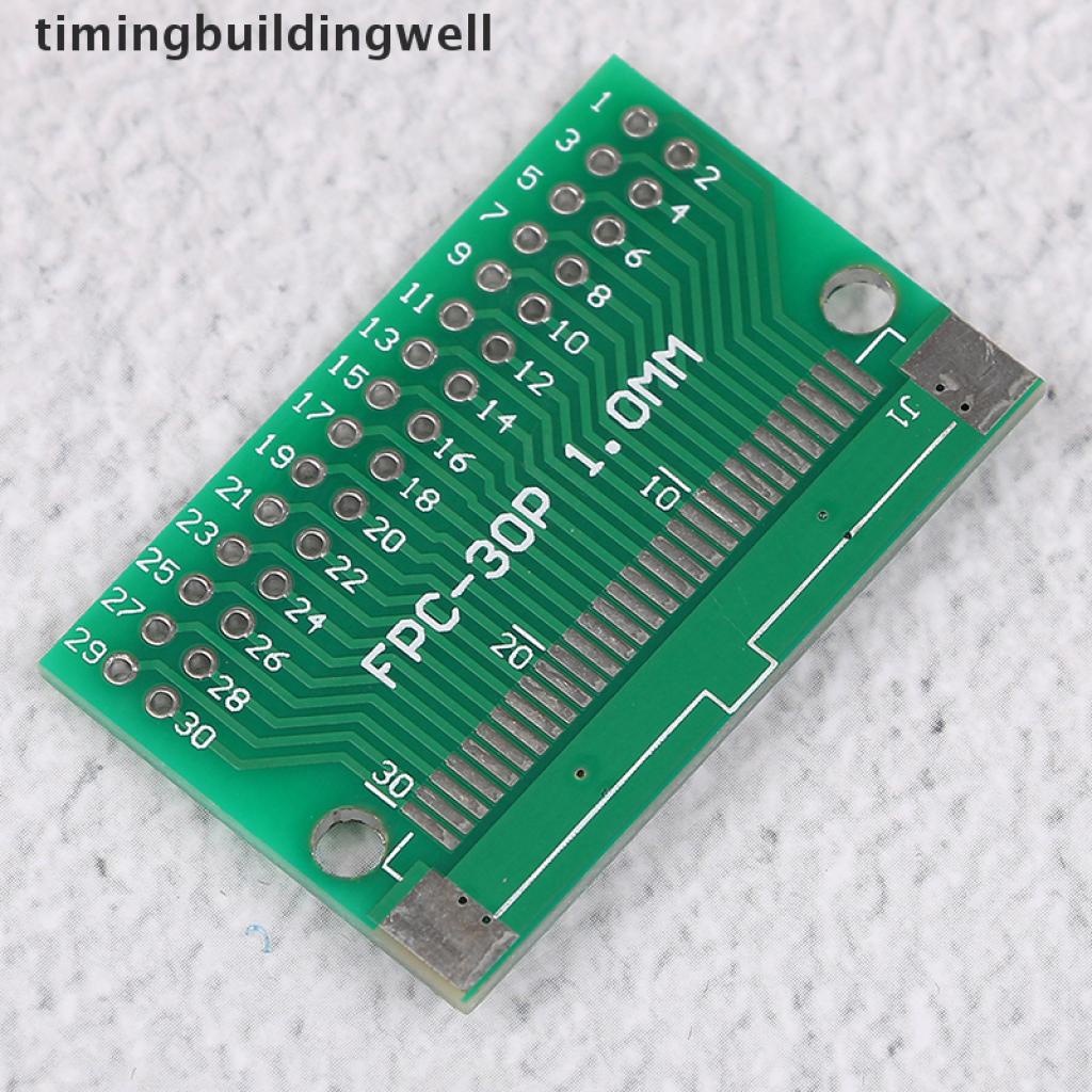 1 Bảng Mạch Chuyển Đổi 30 pin 0.5mm FFC Pc Sang 30P DIP 2.54mm PCB