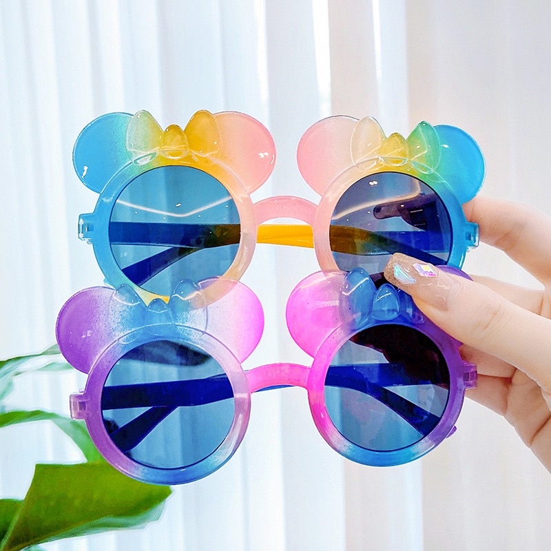 🌸Kính râm trẻ em kính mát gọng tròn hoạ tiết mickey dễ thương sành điệu cho bé🌸