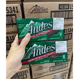 Socola andes bạc hà mỹ 132g