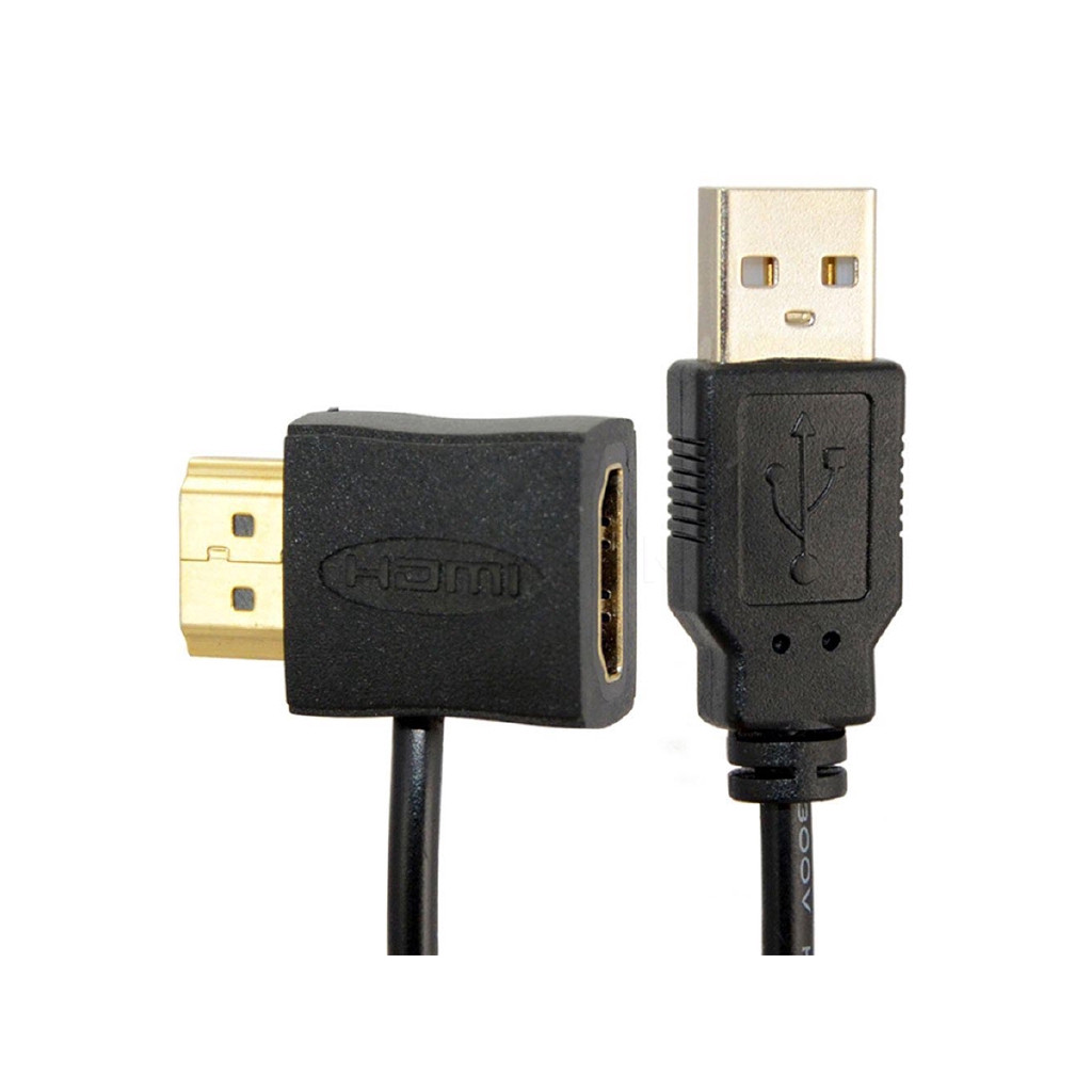 Dây cáp nguồn chuyển đổi HDMI sang USB 2.0 50cm tiện lợi | BigBuy360 - bigbuy360.vn