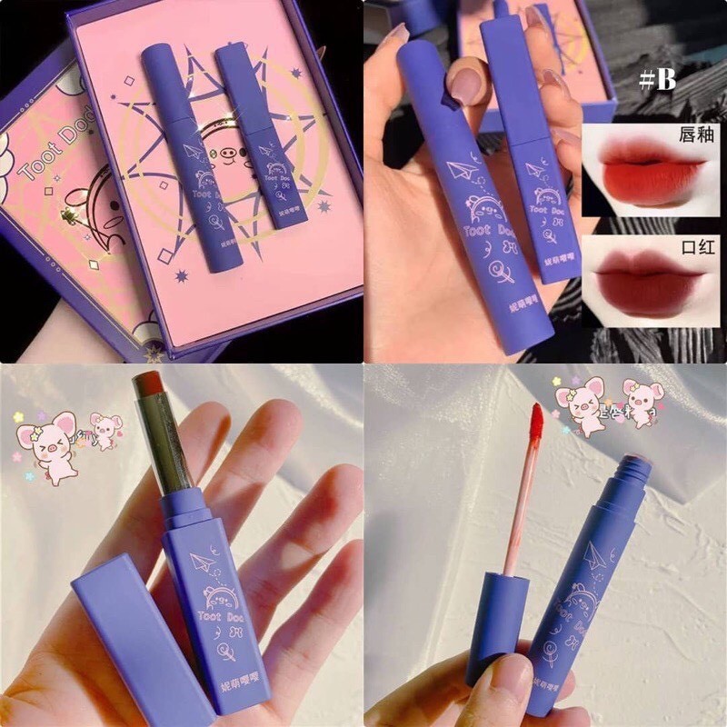 SET SON TOOT DODO BLUE BÉ HEO SIÊU Lì | BigBuy360 - bigbuy360.vn