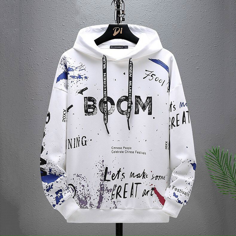 Hoodie nam 𝗙𝗥𝗘𝗘𝗦𝗛𝗜𝗣 Áo khoác nam chống nắng Trắng BOOM năng động, cá tính, thoáng mát.