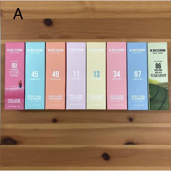 [New]🍁Nước hoa xịt thơm W.Dressroom 49,97,45...xịt thơm quần áo, không gian phòng chính hãng 100% có bill | Thế Giới Skin Care
