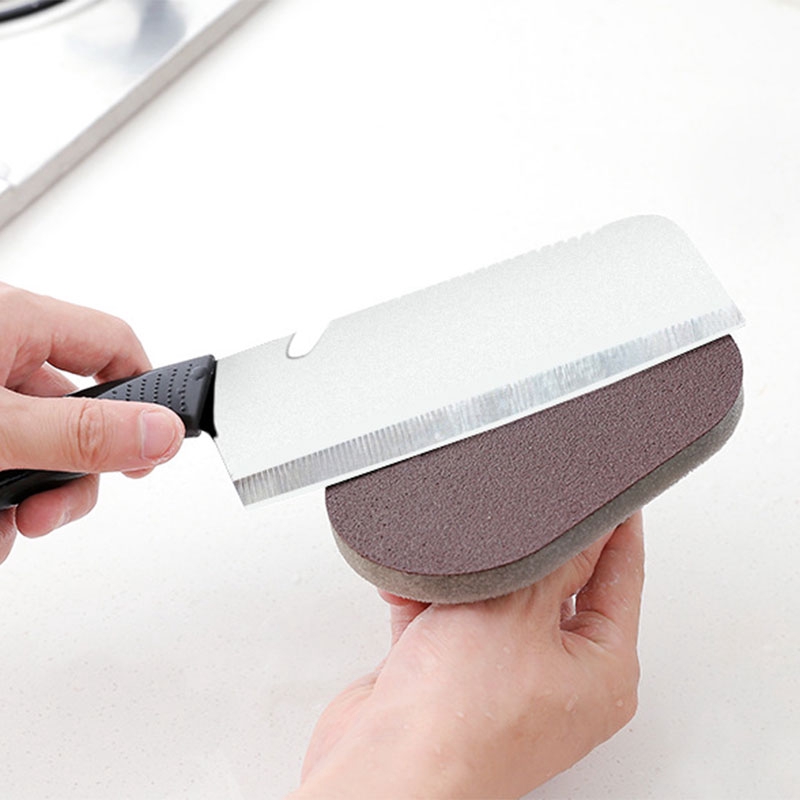 Miếng mút xốp vệ sinh đồ dùng nhà bếp có tay cầm tiện dụng cho nhà bếp