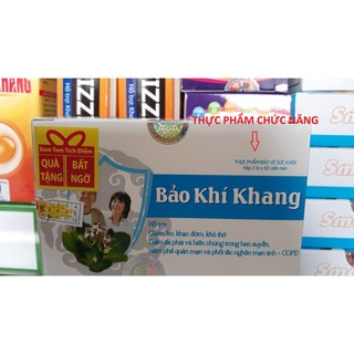 BẢO KHÍ KHANG ( hộp 2 lọ x 60 viên) hỗ trợ hô hấp