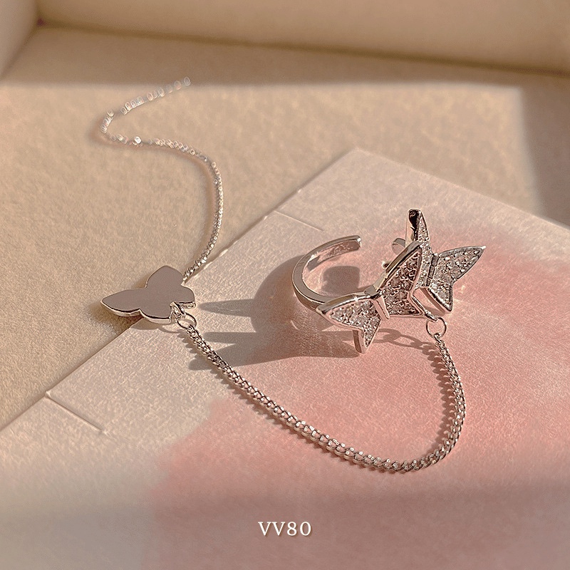 Bông tai kẹp vành tại thời trang cá tính hiện đại hottrend (1 chiếc) VV80