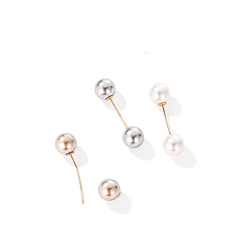 Set 3 Ghim Cài Áo Đính Ngọc Trai Đơn Giản Xinh Xắn