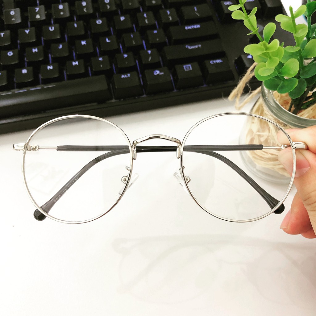Gọng kính cận nam nữ tròn to vintage, kim loại nhiều màu dễ đeo thời trang ulzzang Lani 2297 - Lắp Kính Mắt Theo Yêu Cầu | BigBuy360 - bigbuy360.vn