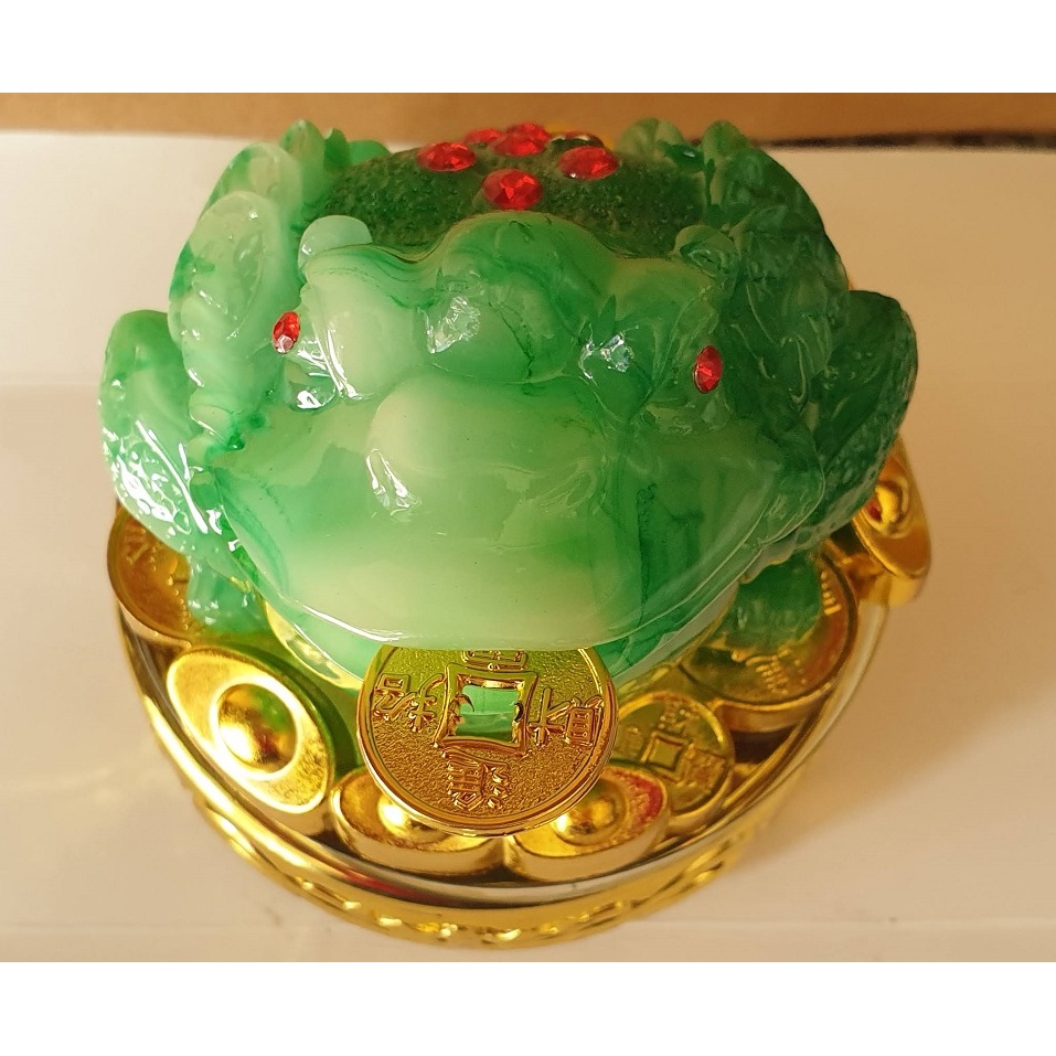 Cóc Tỳ hưu Ngọc Phong Thủy Đế Xoay(Thiềm Thừ) - SHOP ÁNH SÁNG PHẬT PHÁP.