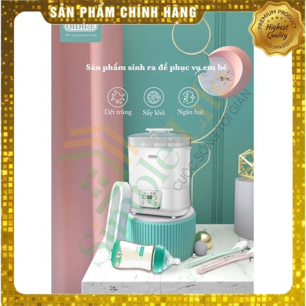 Máy tiệt trùng bình sữa FATZ hâm sữa khử trùng sấy khô uv nội địa Trung Quốc