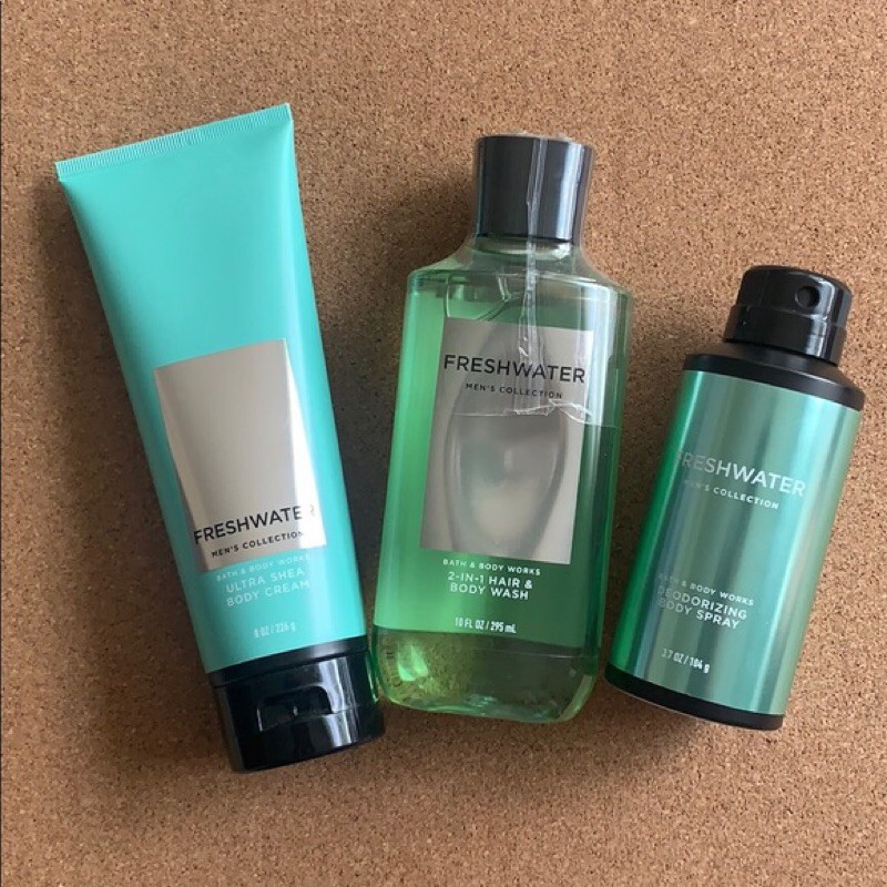 [Auth-Phân loại] Sản phẩm Sữa tắm xịt thơm dưỡng thể cho nam Bath and Body Works For men - Fresh Water