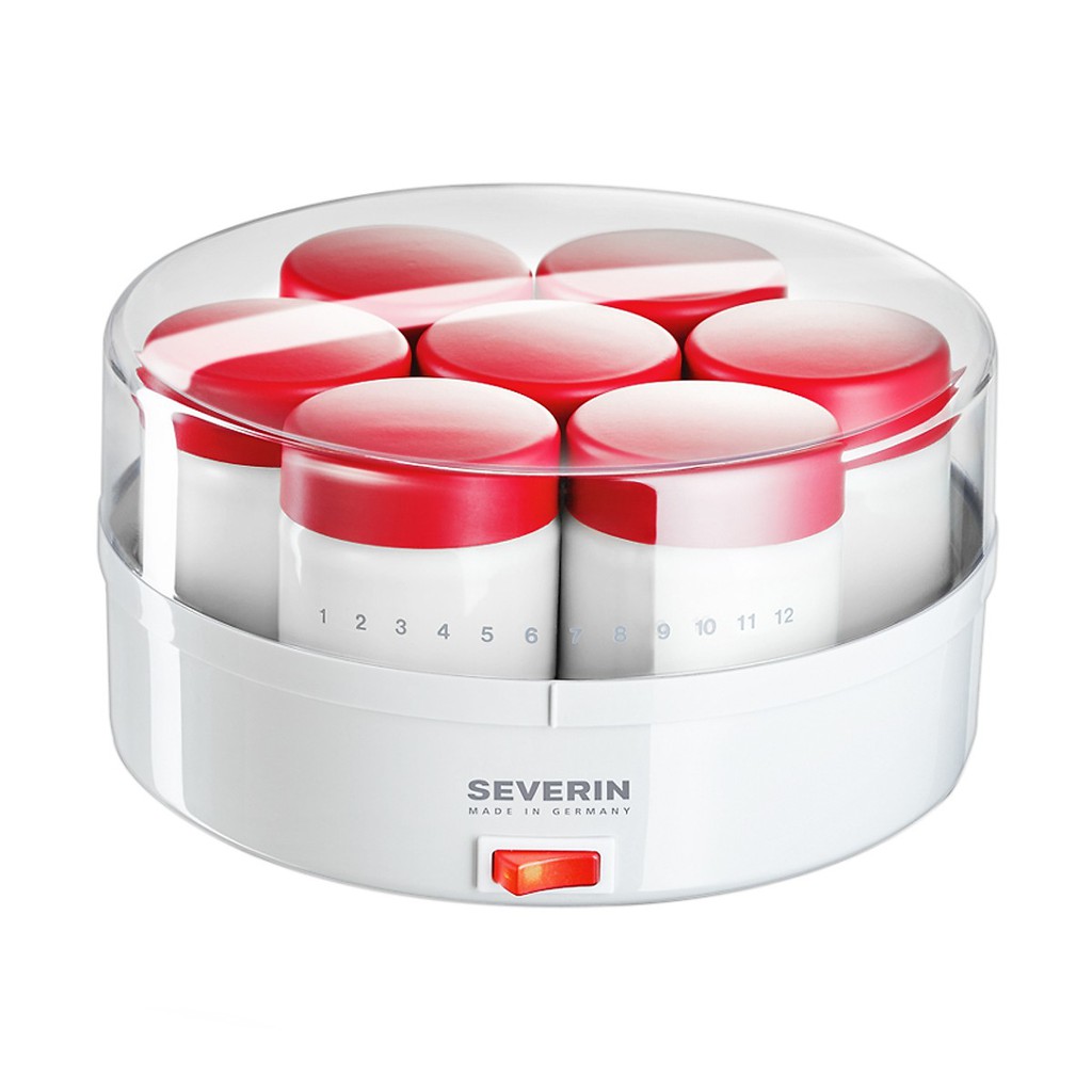 Máy Làm Sữa Chua SEVERIN JG 3519 - Trắng, Dung Tích 150ml, Kích Thước Nhỏ Gọn