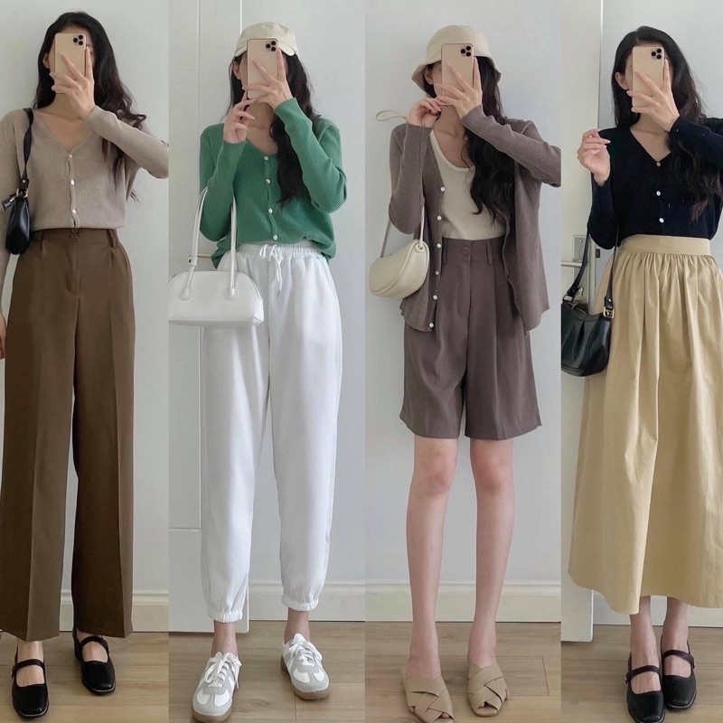 Cardigan len gân cổ V | BigBuy360 - bigbuy360.vn