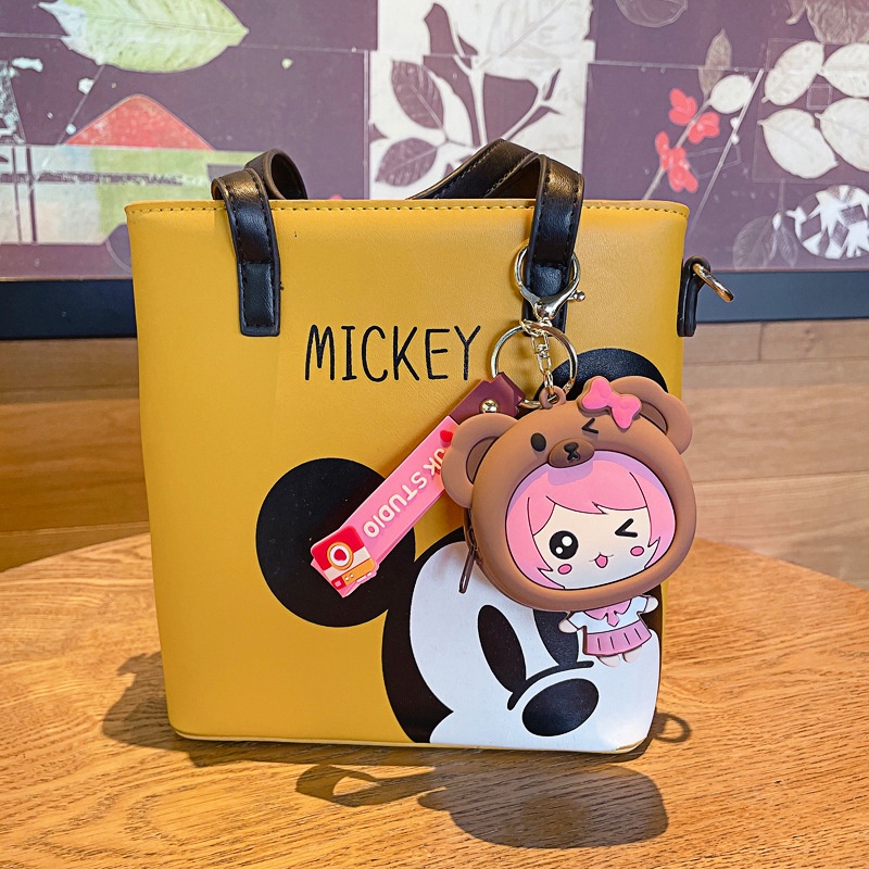 Hoạt Hình Túi Đựng Tiền Xu / Tai Nghe Bằng Silicon Hình Cô Gái Xinh Đẹp