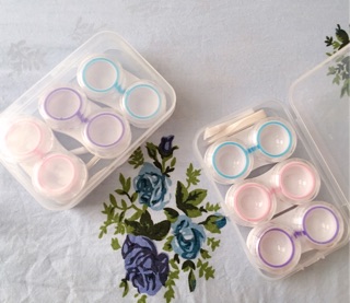  HCM Khay đựng 3 cặp lens thỏ vịt gấu