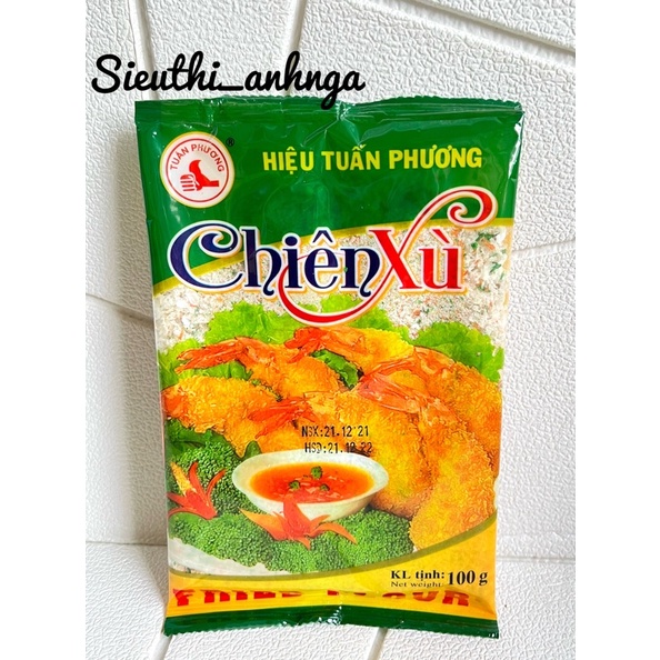 Bột chiên xù mầu hiệu tuấn phương gói 100g - ảnh sản phẩm 1