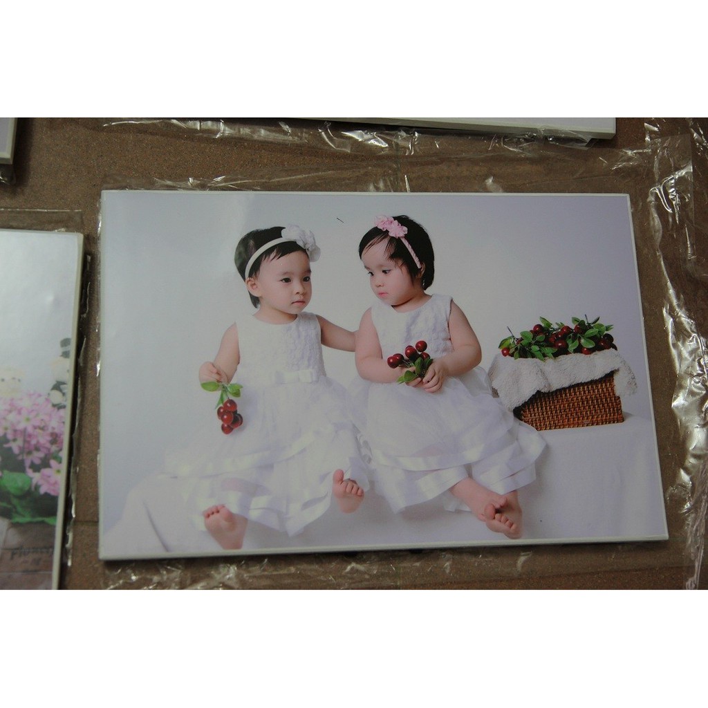 Ảnh để bàn ép gỗ 20x30cm!