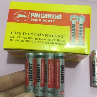 40 viên pin đũa con thỏ AAA 1,5v