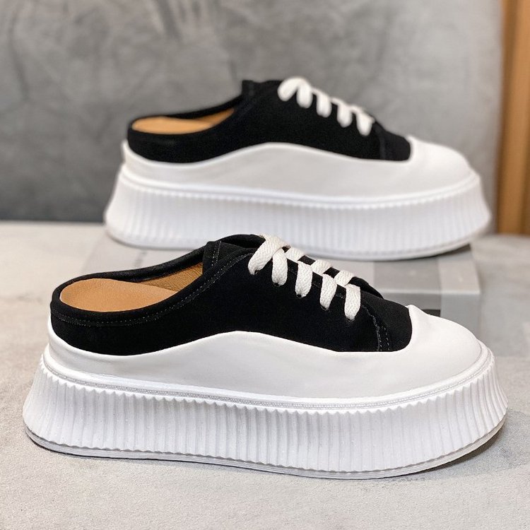 Giày Cao Gót Vải Canvas Thời Trang Cho Nữ | BigBuy360 - bigbuy360.vn