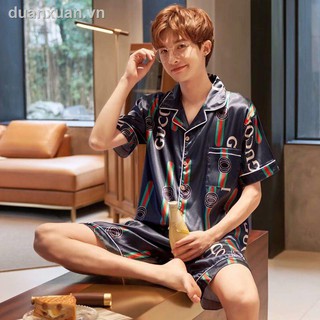 Bộ Đồ Ngủ Bằng Lụa Lạnh Cỡ Lớn Cho Cặp Đôi
