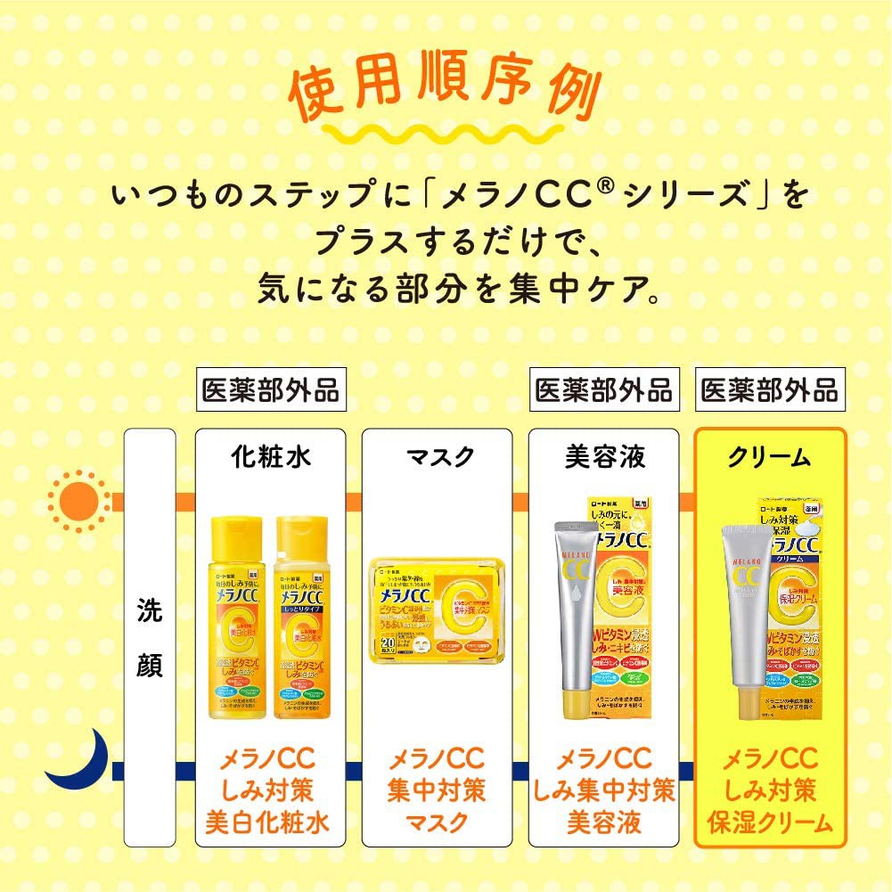Kem dưỡng dạng cream Melano CC  Moisture Cream Japan 23g