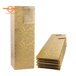 Set 10 Túi Giấy Đựng Chai Rượu Vang Tiện Lợi