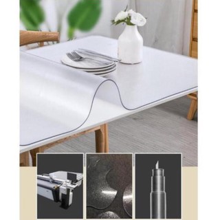 [ Loại dày ] Tấm nhựa dẻo trong suốt trải bàn - tấm kính dẻo trải bàn trang trí dày 1.5mm