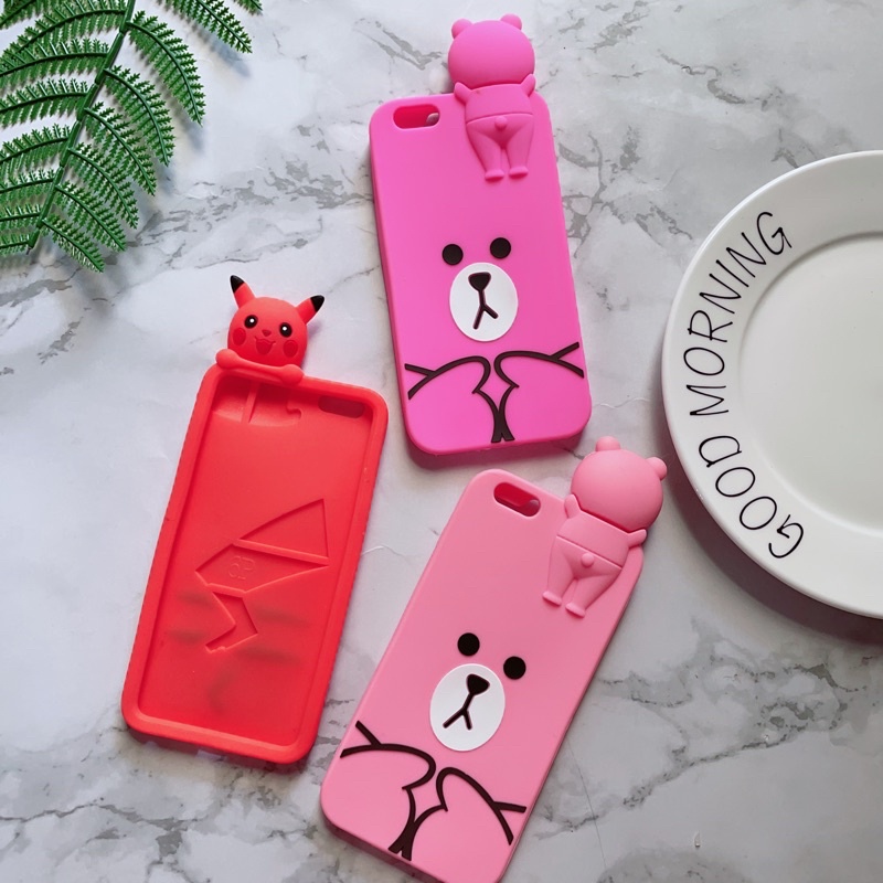 [XẢ KHO]Ốp Lưng iPhone 6Plus/6sPlus Silicone Dẻo Hình Thú Dễ Thương