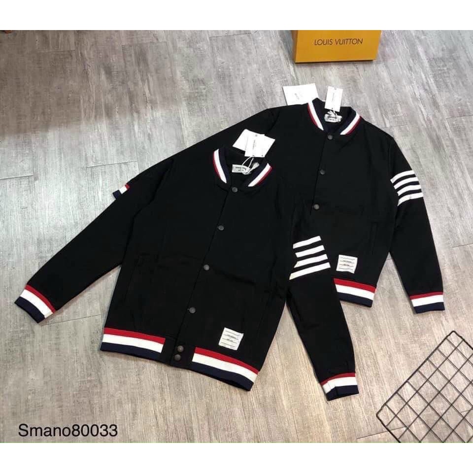 Áo khoác thể thao nam nữ unisex chất nỉ poly dày dặn