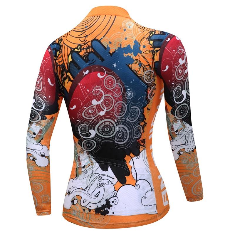Áo Thi Đấu Đạp Xe Dài Tay Cho Nữ Áo Chạy Đua Xuống Dốc Áo Đi Xe Đạp Áo Chạy Xe Máy Xe Đạp Leo Núi Quần Áo Thể Thao Đua Xe Mô Tô Đường Địa Hình Xe Đạp Ngoài Trời