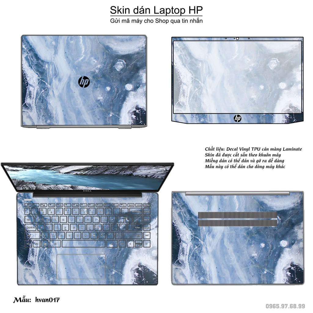 Skin dán Laptop HP in hình Hoa văn _nhiều mẫu 3 (inbox mã máy cho Shop)