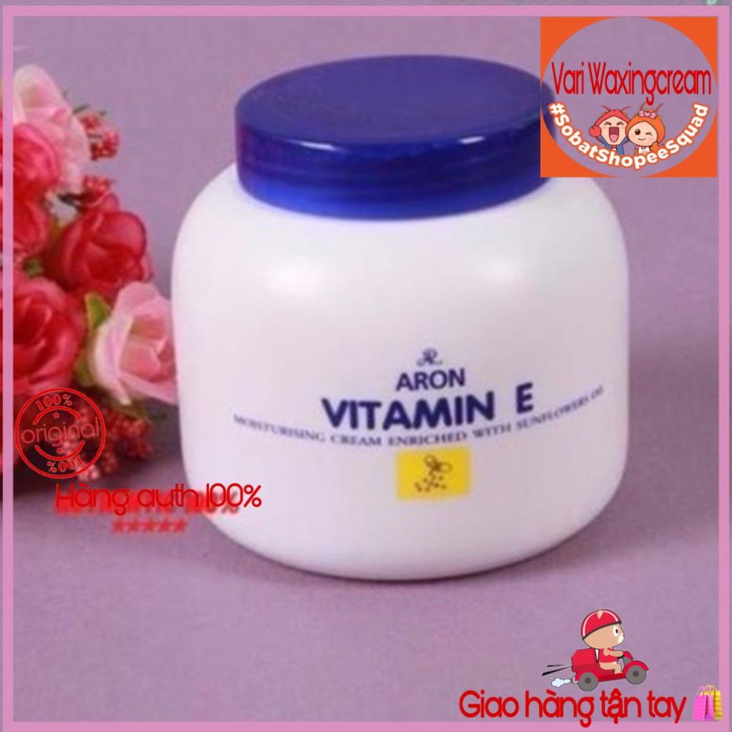 Kem Dưỡng Ẩm [Dùng Là Mê -Hàng Chuẩn ]  Kem Dưỡng Ẩm Aron VITAMIN E Thái Lan chống khô nẻ _ Vari | BigBuy360 - bigbuy360.vn
