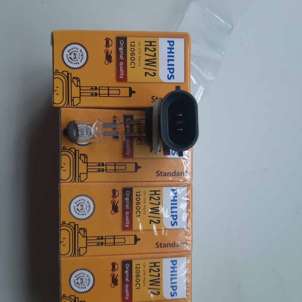 Bóng đèn Halogen ô tô H27W/2 12V 27W. Philips Original