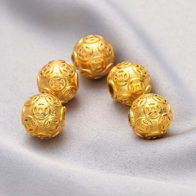 GIÁ BUÔN Charm bi kim tiền mạ vàng - Hàng loại 1 siêu đẹp PH483