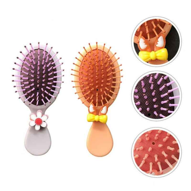 Lược Chải Tóc Tạo Kiểu Mát-Xa Da Đầu Thiết Kế Mini Dễ Thương Cho Nữ