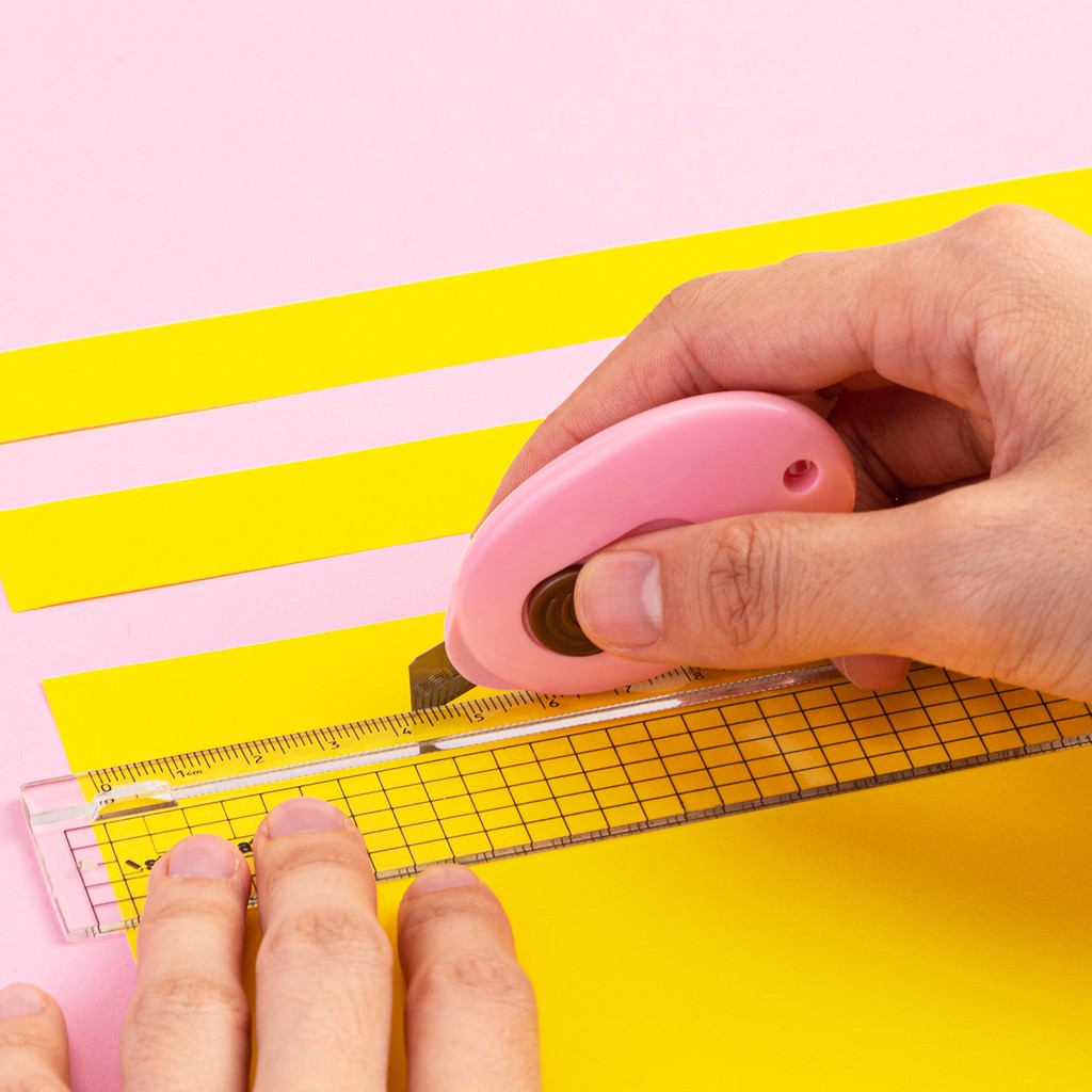 Dao cắt giấy mini nhiều màu tùy chọn dễ thương