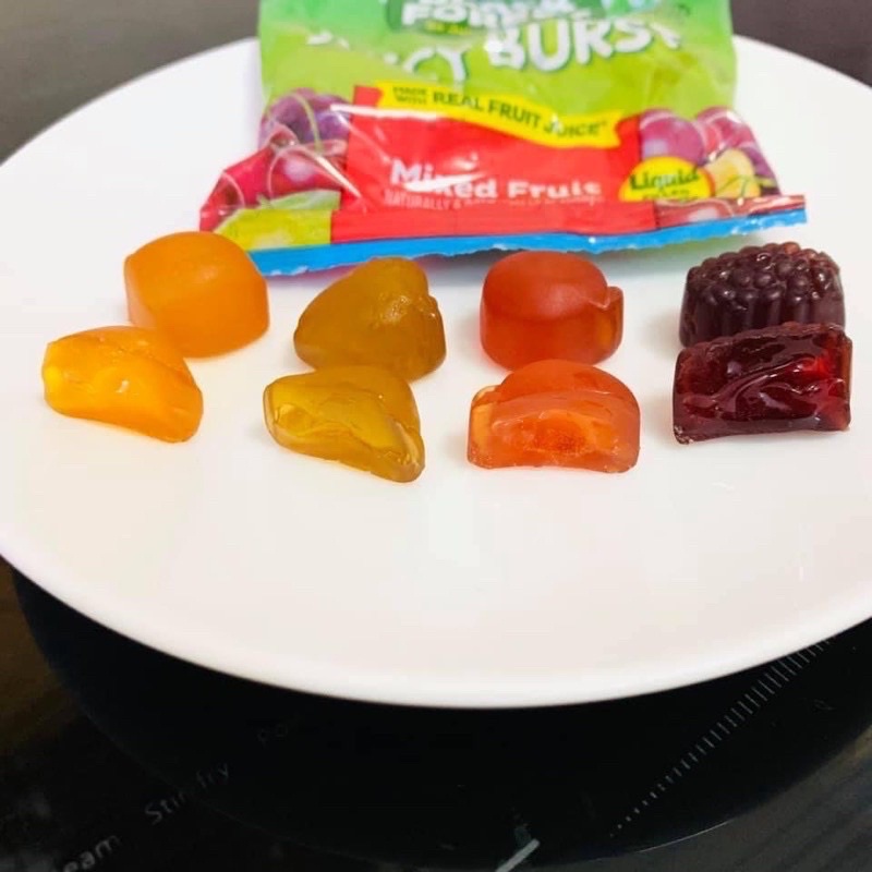 Kẹo Dẻo Black Forest Organic Gummy Bears và nhân hoa quả
