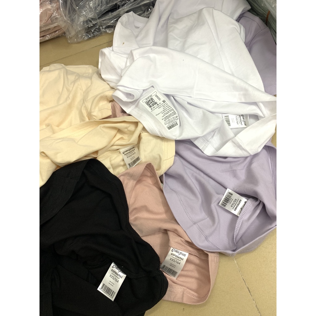 Áo Phông Trơn Nữ Chất Liệu 100% Cotton Cao Cấp, Áo Thun Hè Nữ Dáng Ôm và Dáng Rộng, Cổ Tròn